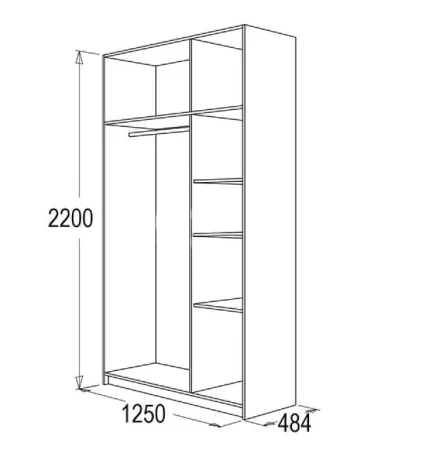 Шкаф Флагман-2 дуб сонома