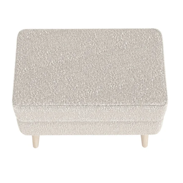 Банкетка 6-5138 Тифани светло-серая