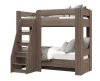 Кровать двухъярусная Симба ясень шимо темный/кофе с молоком