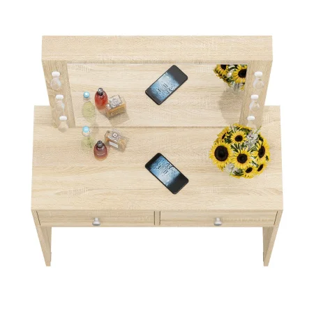 Стол косметический с подсветкой СТ-5 дуб сонома