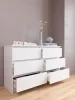 Комод шесть ящиков Мори МК 1206 белый