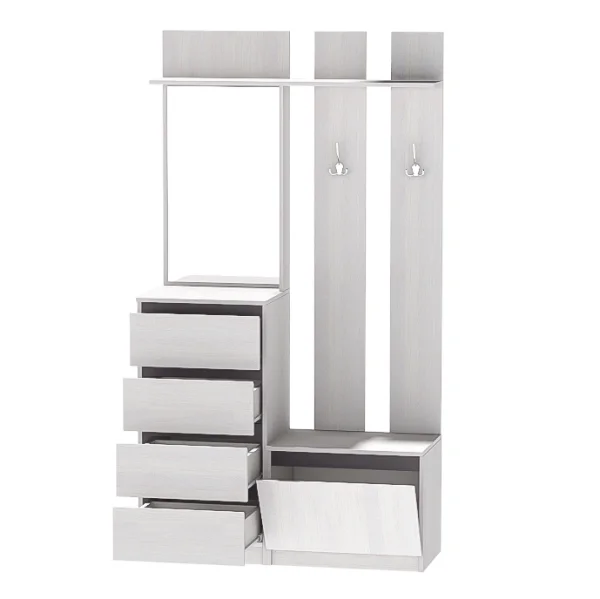 Вешалка 2 Кэт-1 ясень анкор светлый/графит