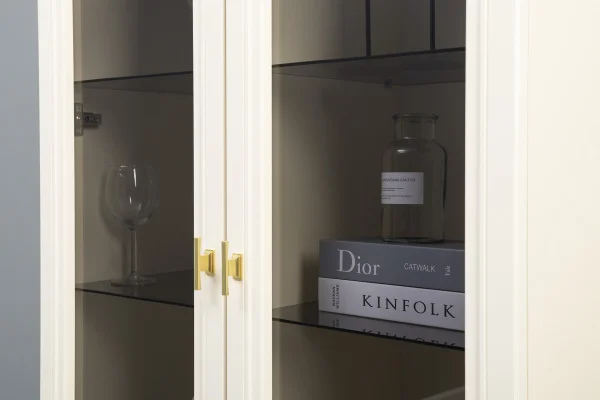 Шкаф-витрина Марион 16.397.02 слоновая кость