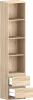 Стеллаж с ящиками Б 5.04 дуб сонома (серия без ручек)