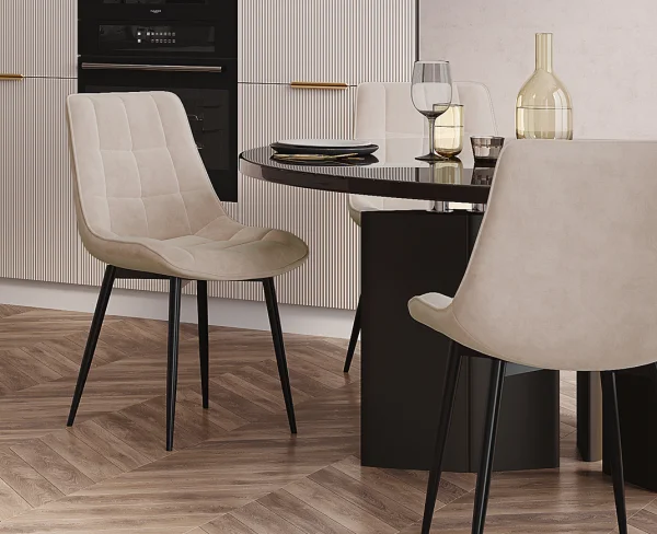 Стул Президент бежевый софт (2 шт)