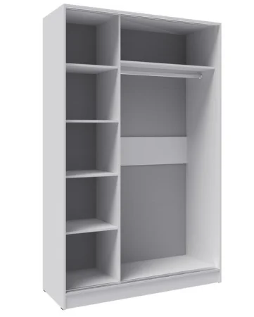 Шкаф-купе Стиль-2 1200 белый/дуб крафт золотой