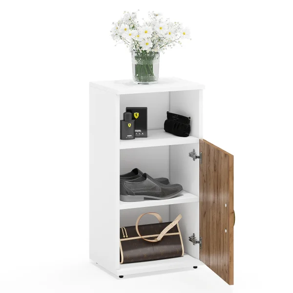 Тумба Лидер-8 МД 3.19 белый шагрень/крафт золото