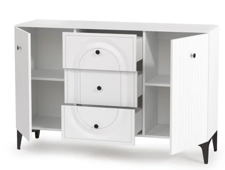 Комод Валенсия 13.309 белый шагрень