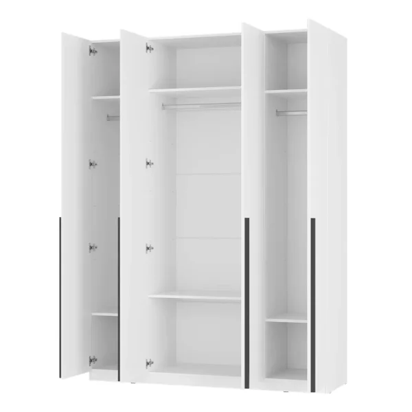 Шкаф 4-х створчатый Айрон ШК-13 белый