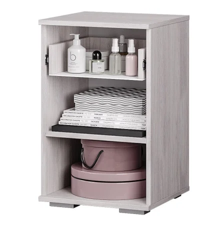 Тумба прикроватная Кимберли ТБ-02 ясень белый/белый глянец