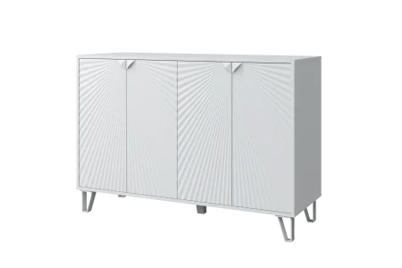 Комод Солана белый/белый софт