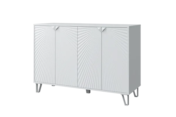 Комод Солана белый/белый софт