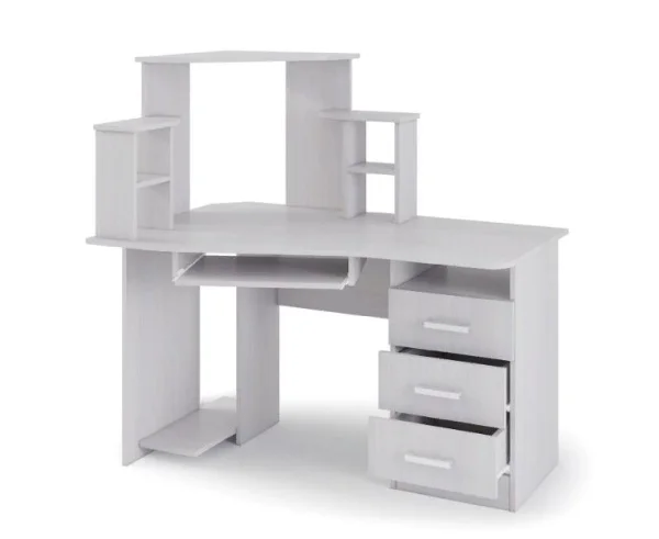 Стол компьютерный №1 ясень анкор светлый