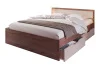 Кровать Гармония с ящиками шимо темный/шимо светлый