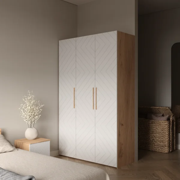 Шкаф Ньерд 1350 дуб вотан/белый софт