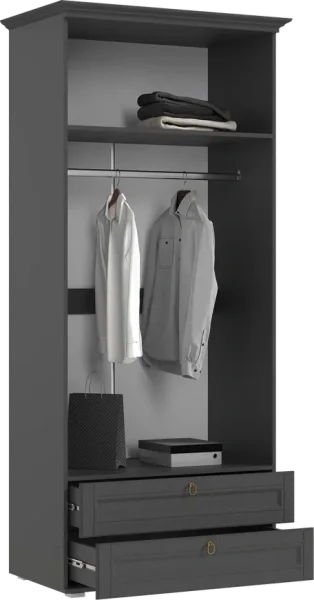 Шкаф платяной Престиж-1 графит