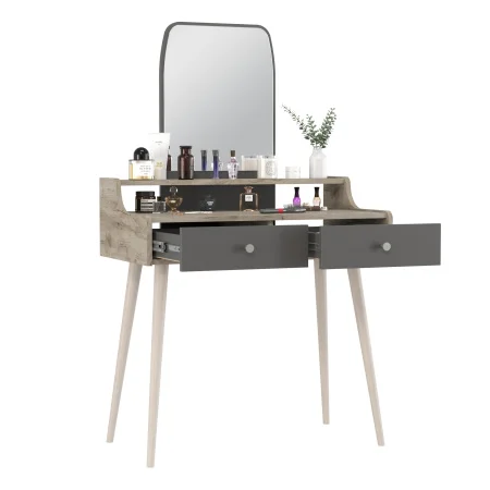 Трюмо 4-25916 дуб крафт серый/графит