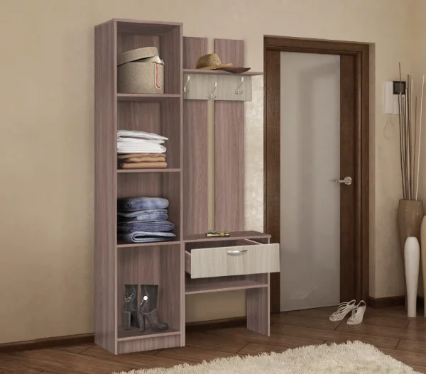 Прихожая Иннэс-3 ясень шимо темный/ясень шимо светлый