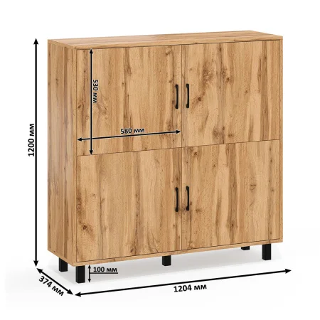 Комод 126-1204 дуб вотан