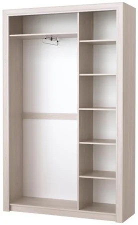 Шкаф Октава 2С1ЗР ясень анкор светлый