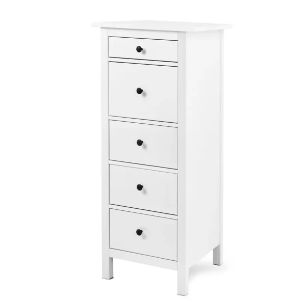 Комод 5 ящиков Кымор белый