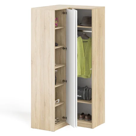 Угловой шкаф МШУ 960.1 дуб сонома/белый