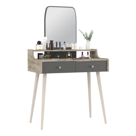 Трюмо 4-25916 дуб крафт серый/графит