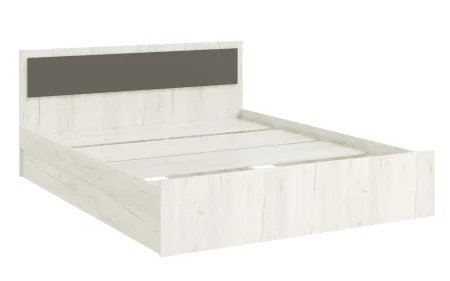 Кровать Фиеста New 160х200 графит/дуб крафт белый