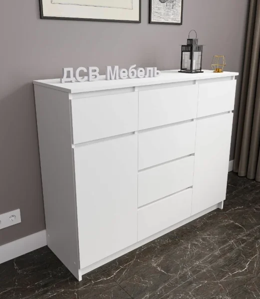 Комод Мори МК 1200.4 белый