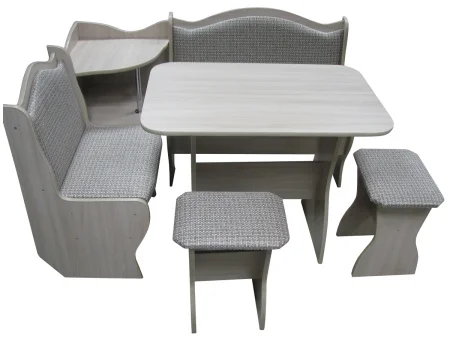 Комплект Аленка 1 ясень шимо светлый/рогожка темная