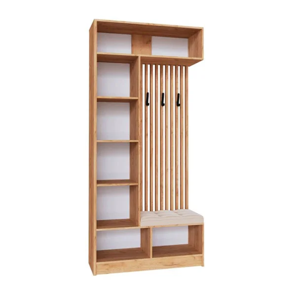 Центральная секция Руэлла дуб крафт золотой/графит серый