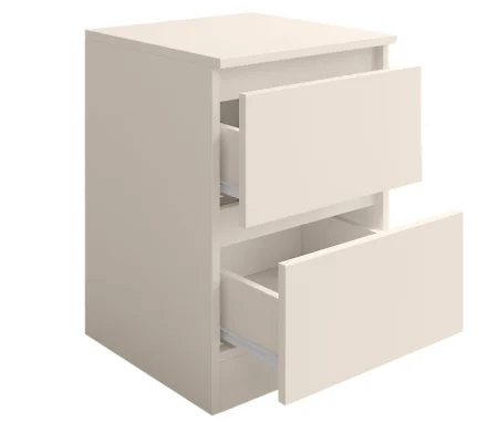 Тумба два ящика Мори ТПМ 400.2 сатин