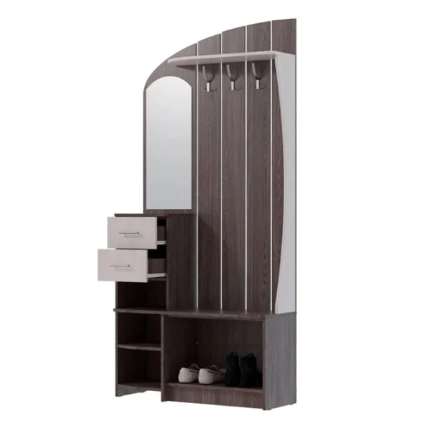 Прихожая Саша-14 ясень анкор темный/ясень анкор светлый