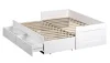 Кровать раздвижная с ящиками Сириус 90х200 белый