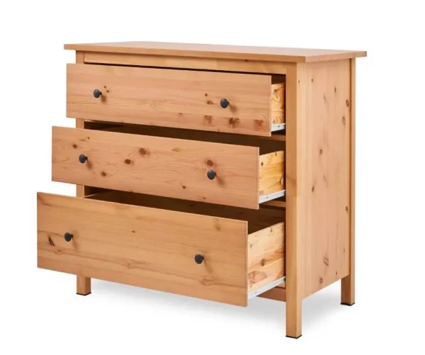 Комод 3 ящика Кымор светло-коричневый