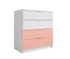 Комод Лавис КМД 800.1 белый/персик софт