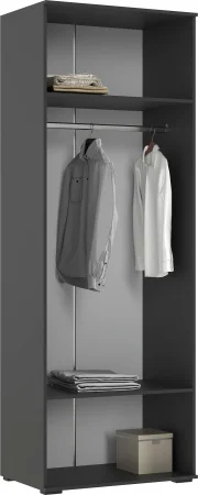Шкаф 2-х створчатый Норд 800 графит