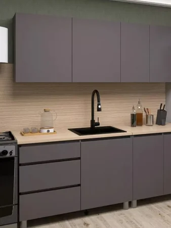 Кухонный гарнитур Денвер 2,0 м графит