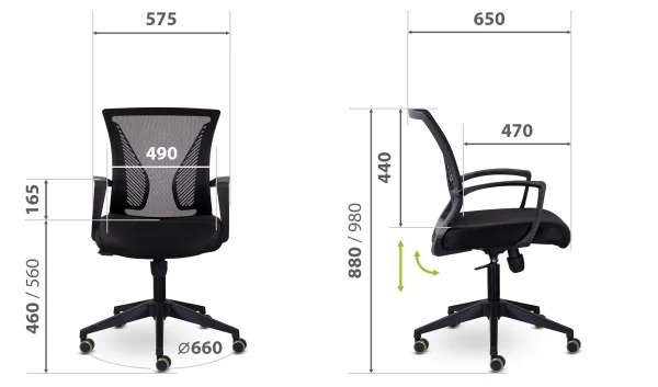 Кресло Энжел М-800 Black черный