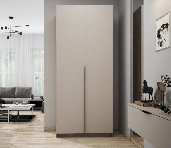 Шкаф комбинированный Бохо ШК-002 дуб крафт серый/кашемир