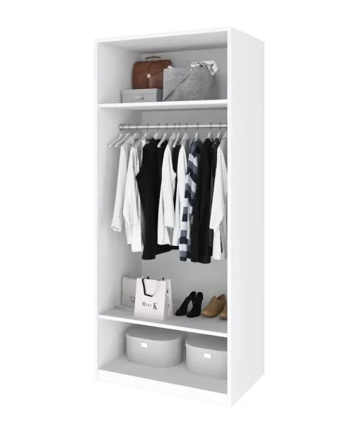 Шкаф 2-х дверный Село С 5.10 белый