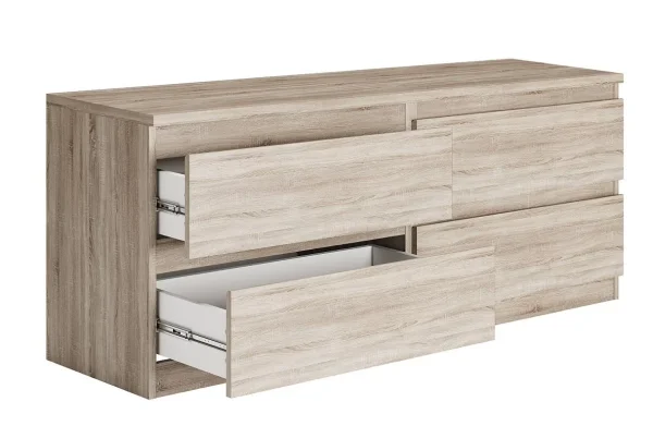 Тумба Кастор 4 ящика дуб сонома