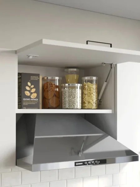 Кухня Дуся 1.6 белый/цемент