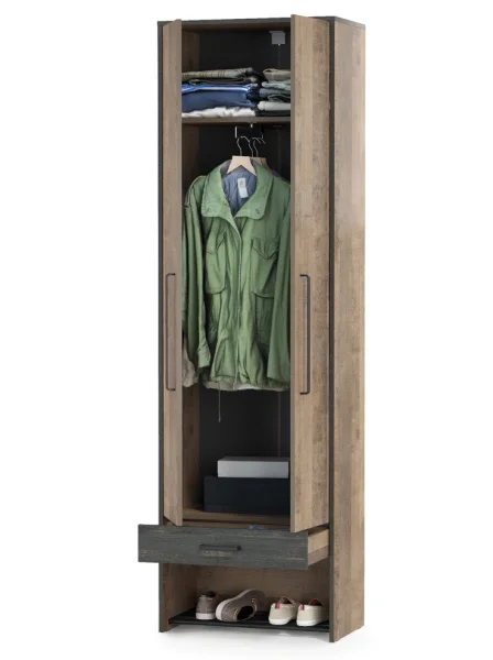 Шкаф для одежды Трувор 13.328.02 дуб гранж песочный/интра