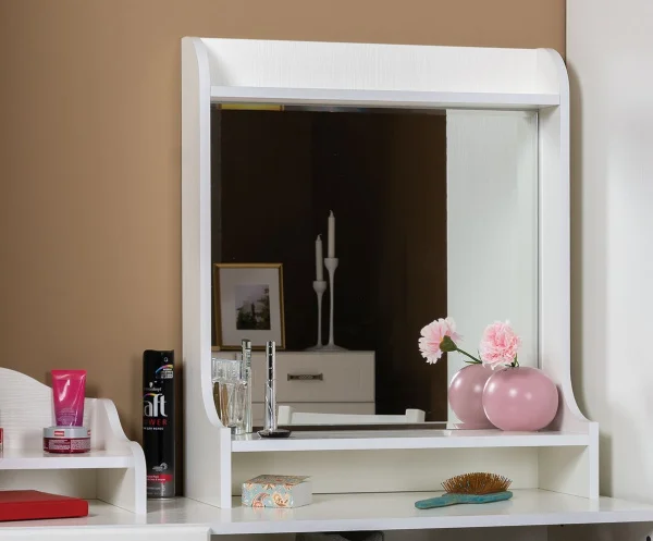 Полка Ливерпуль 10.118 (с зеркалом) белый