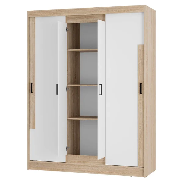 Шкаф-купе Смарт дуб сонома/белый