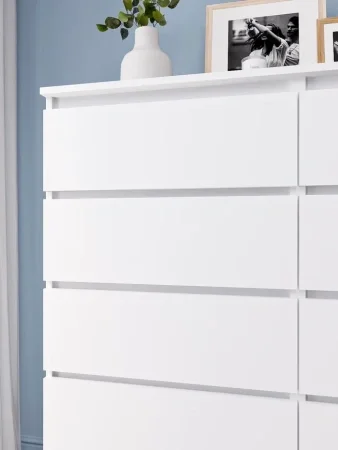 Комод Мори МК 1200.10 белый (10 ящиков)