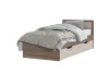 Кровать Гармония с ящиками 90х200 Ясень шимо темный/ясень шимо светлый