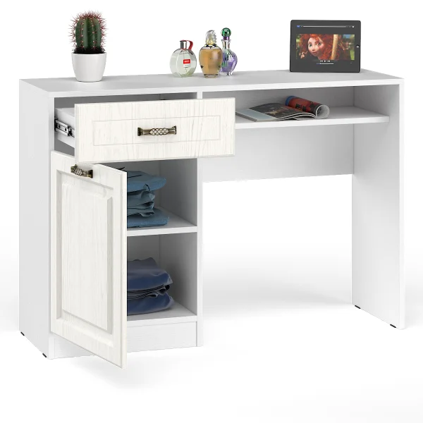 Стол туалетный Ливерпуль 12.46 ясень ваниль/белый