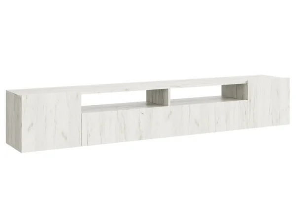 Тумба под ТВ Соло-16 дуб крафт белый Тумба под ТВ Соло-16 дуб крафт белый